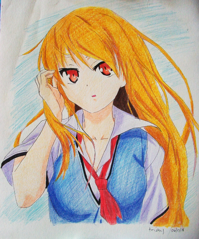 Anime Drawings With Color Pencils Analogous colors are another common